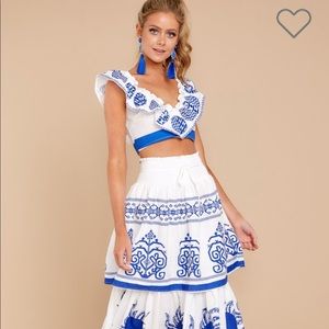 Red Dress A Time For Everything 2 PC Set